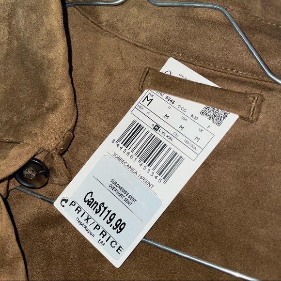 Suede effect overshirt - Picture 5 of 6